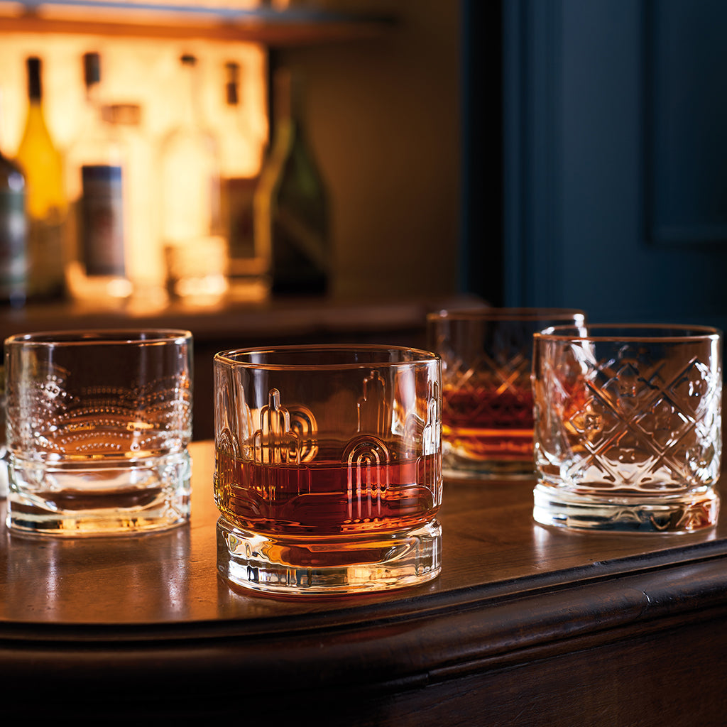 Dandy Whisky Glasses Assorted (Set of 4)
