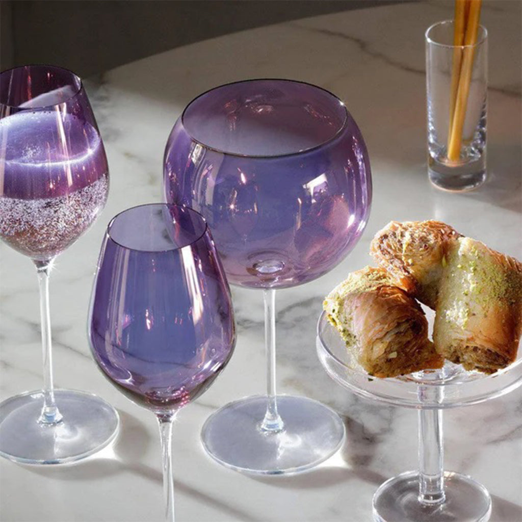 Aurora Balloon Glasses Polar Violet (Set of 4)