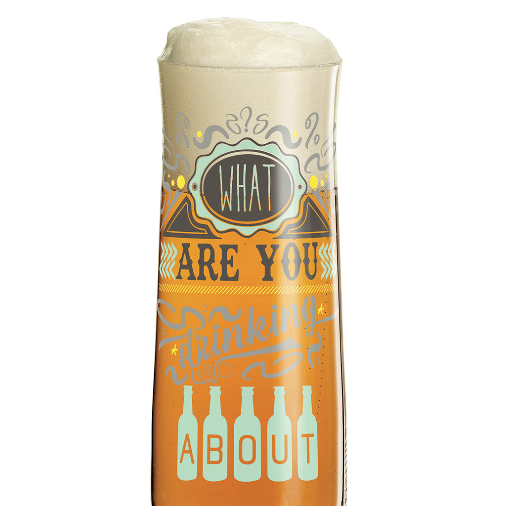 Frank Keller Crystal Beer Glass (Set of 1 Glass and 5 coasters)