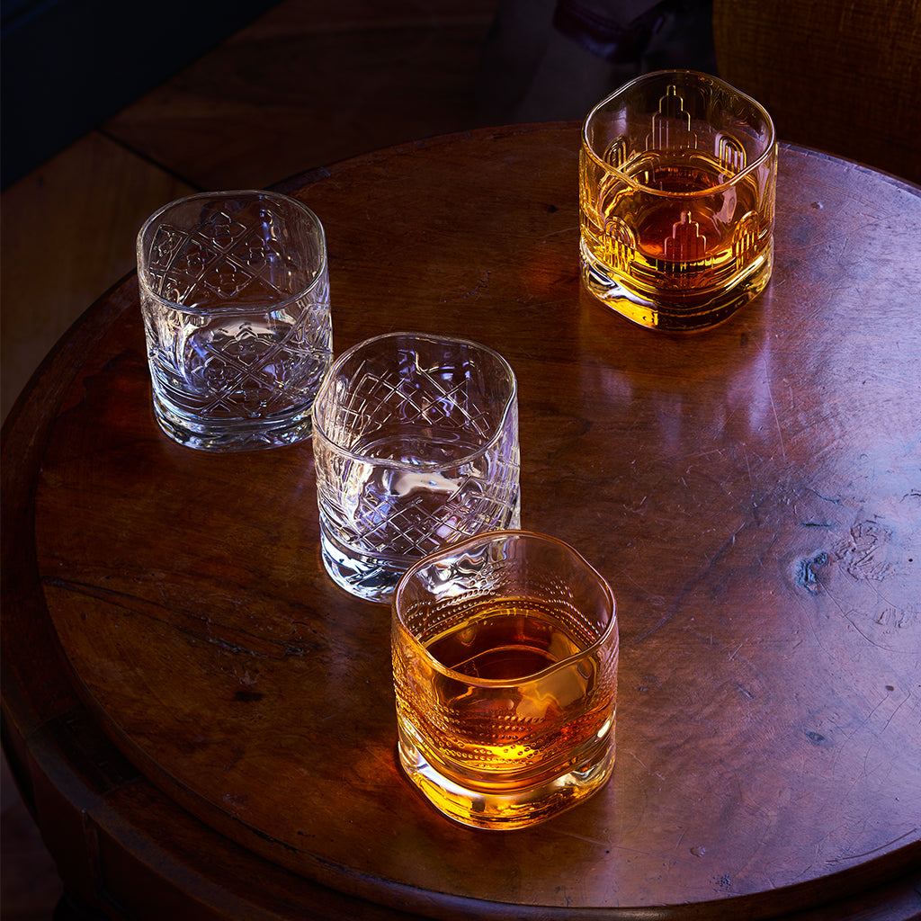 Dandy Whisky Glasses Assorted (Set of 4)