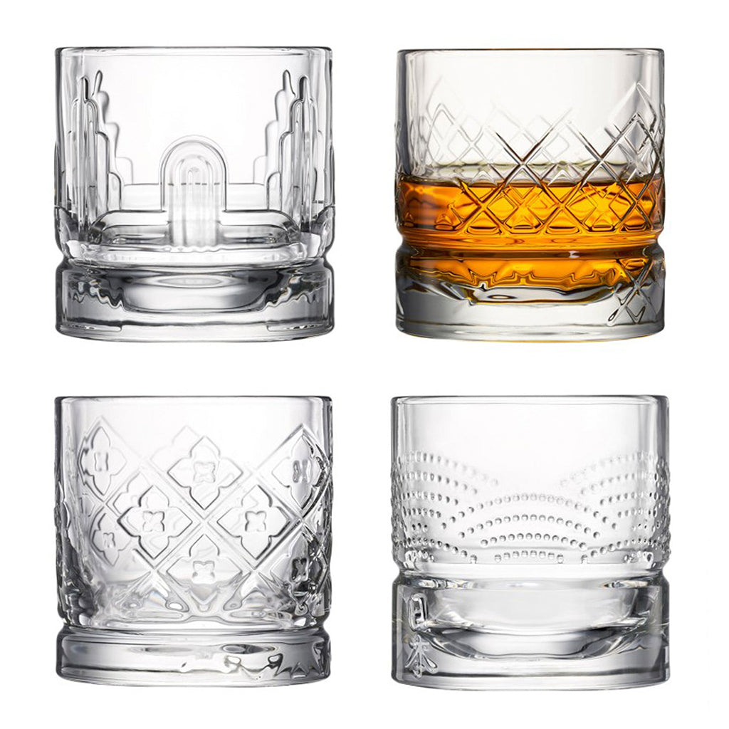 Dandy Whisky Glasses Assorted (Set of 4)