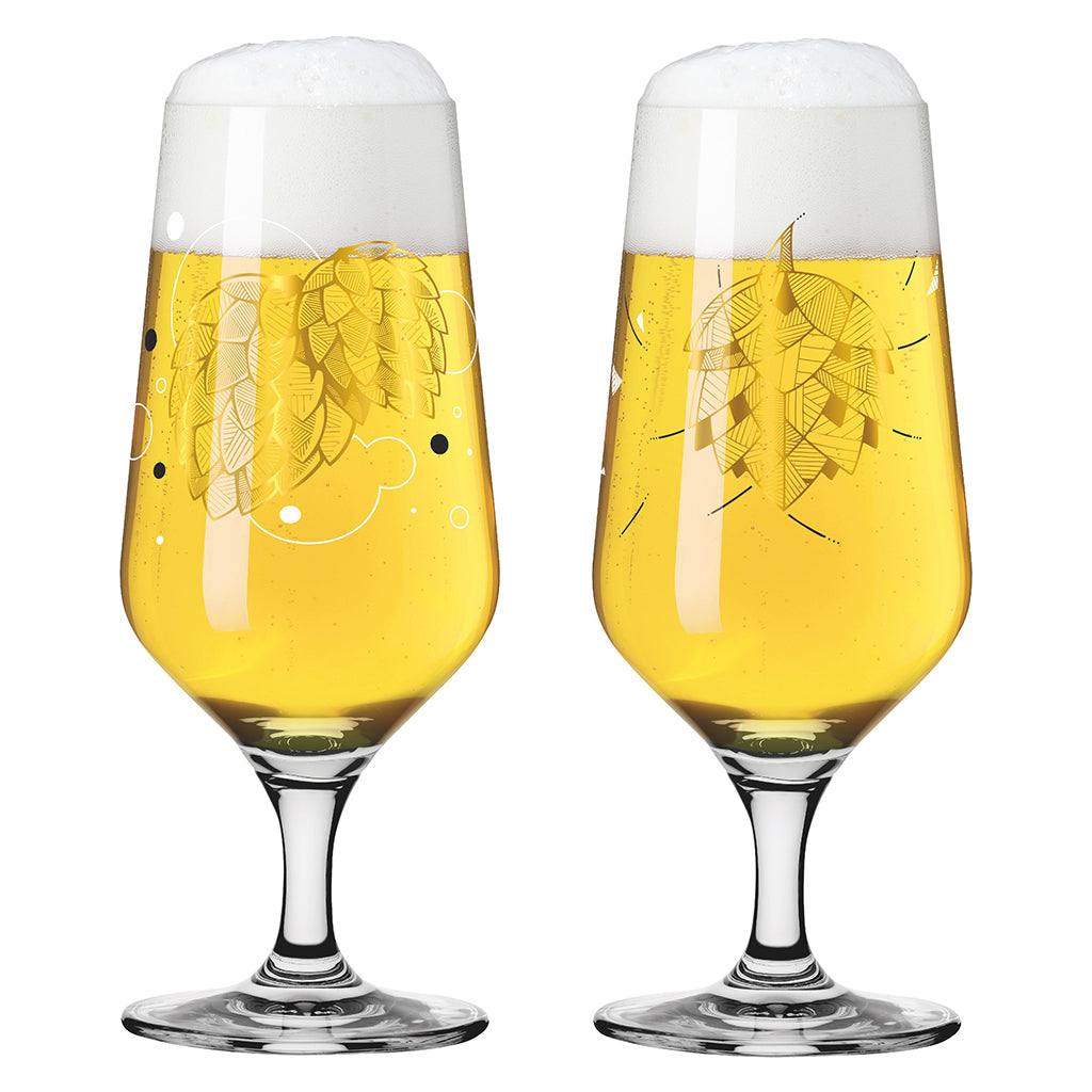 Brauchzeit Pilsner Beer Glass #1 (Set of 2)