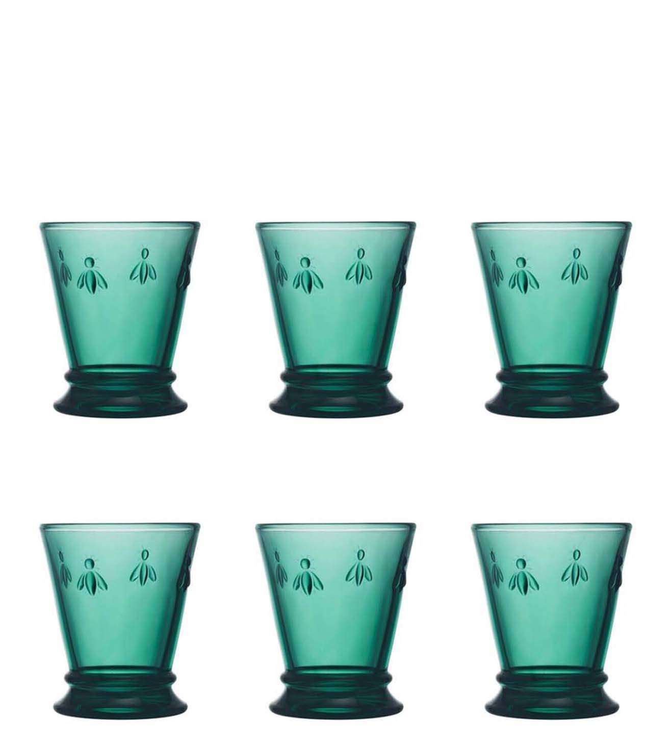 Abeille Emerald Green Bee Tumbler (Set of 6)