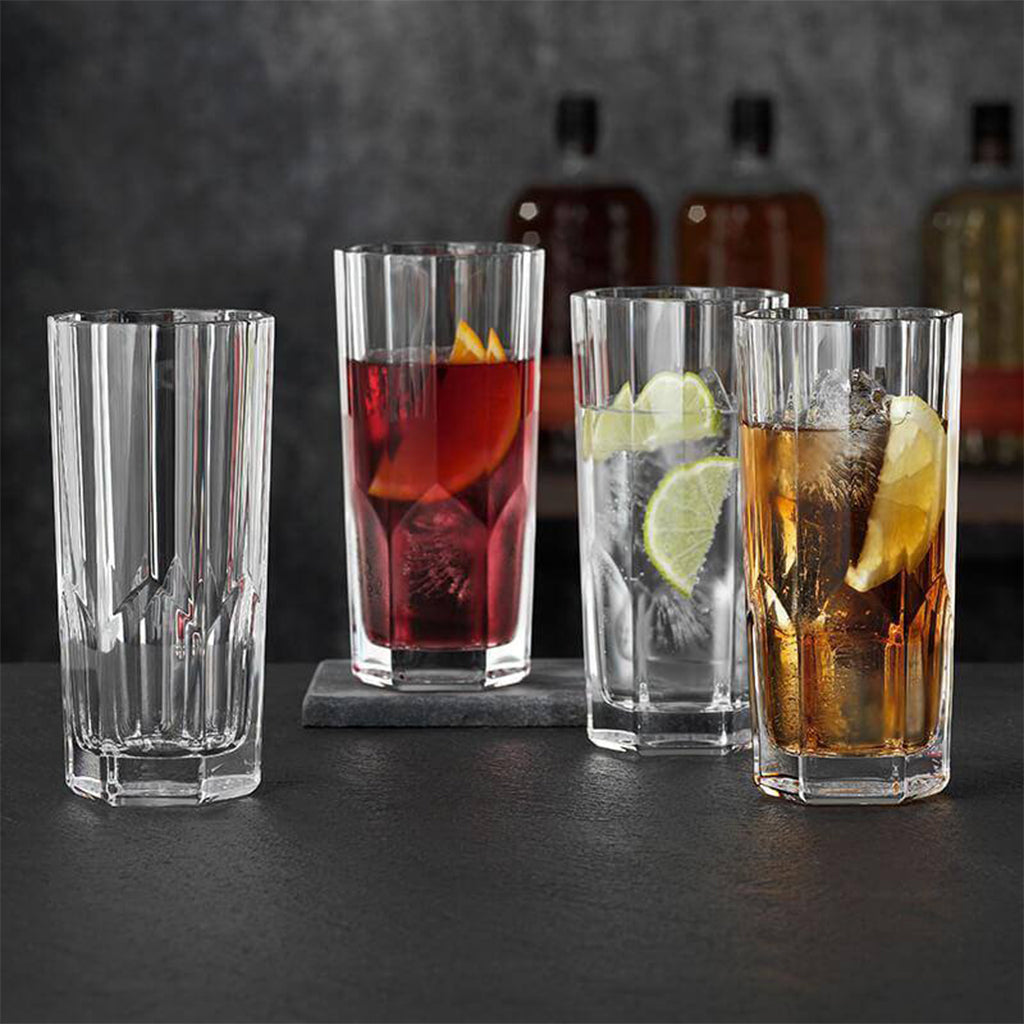 Aspen Long Drink Glasses (Set of 4)