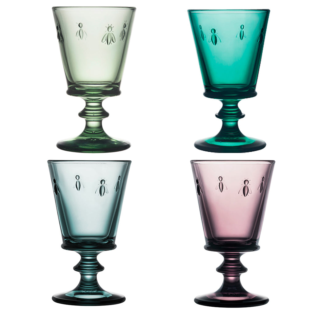 Abeille Assorted Bee Wine Glass (Set of 4)