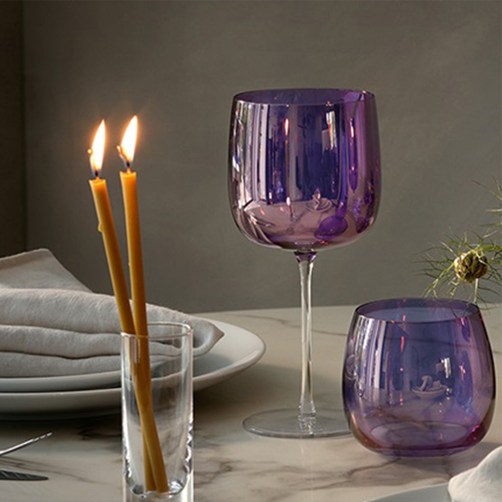 Aurora Wine Glasses Polar Violet (Set of 4)