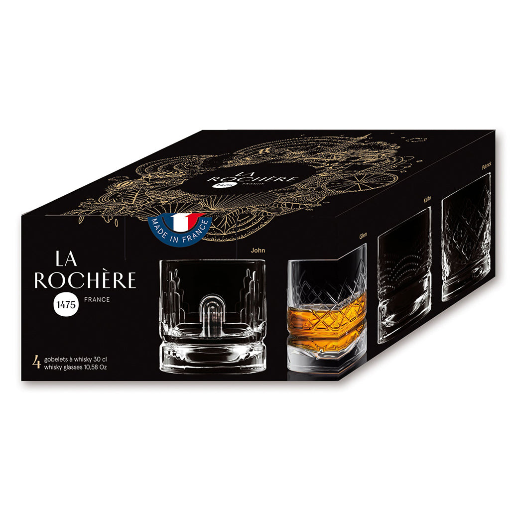 Dandy Whisky Glasses Assorted (Set of 4)