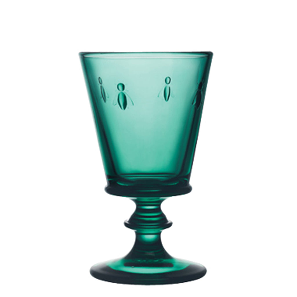 Abeille Emerald Green Bee Wine Glass (Set of 6)