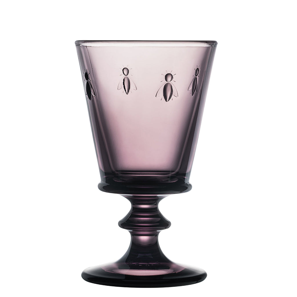 Abeille Eggplant Bee Wine Glass (Set of 6)