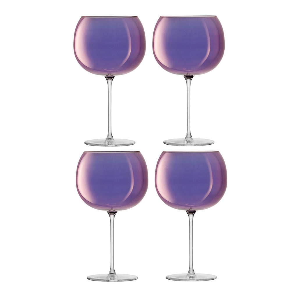 Aurora Balloon Glasses Polar Violet (Set of 4)