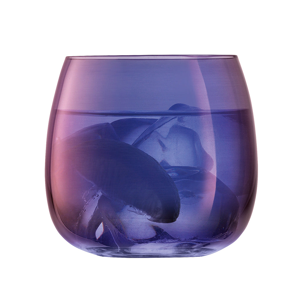 Aurora Stemless Glasses Polar Violet (Set of 4)