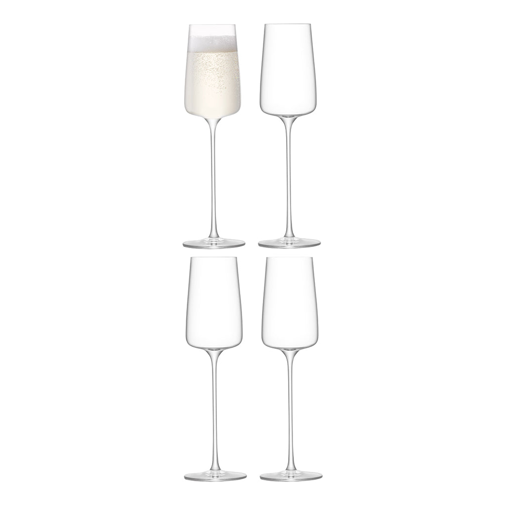 Metropolitan Champagne Flutes (Set of 4)