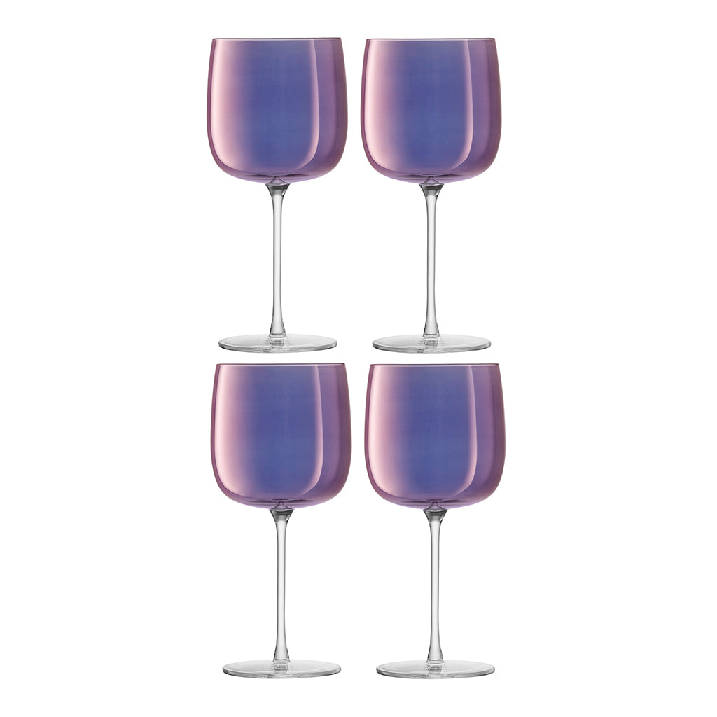 Aurora Wine Glasses Polar Violet (Set of 4)